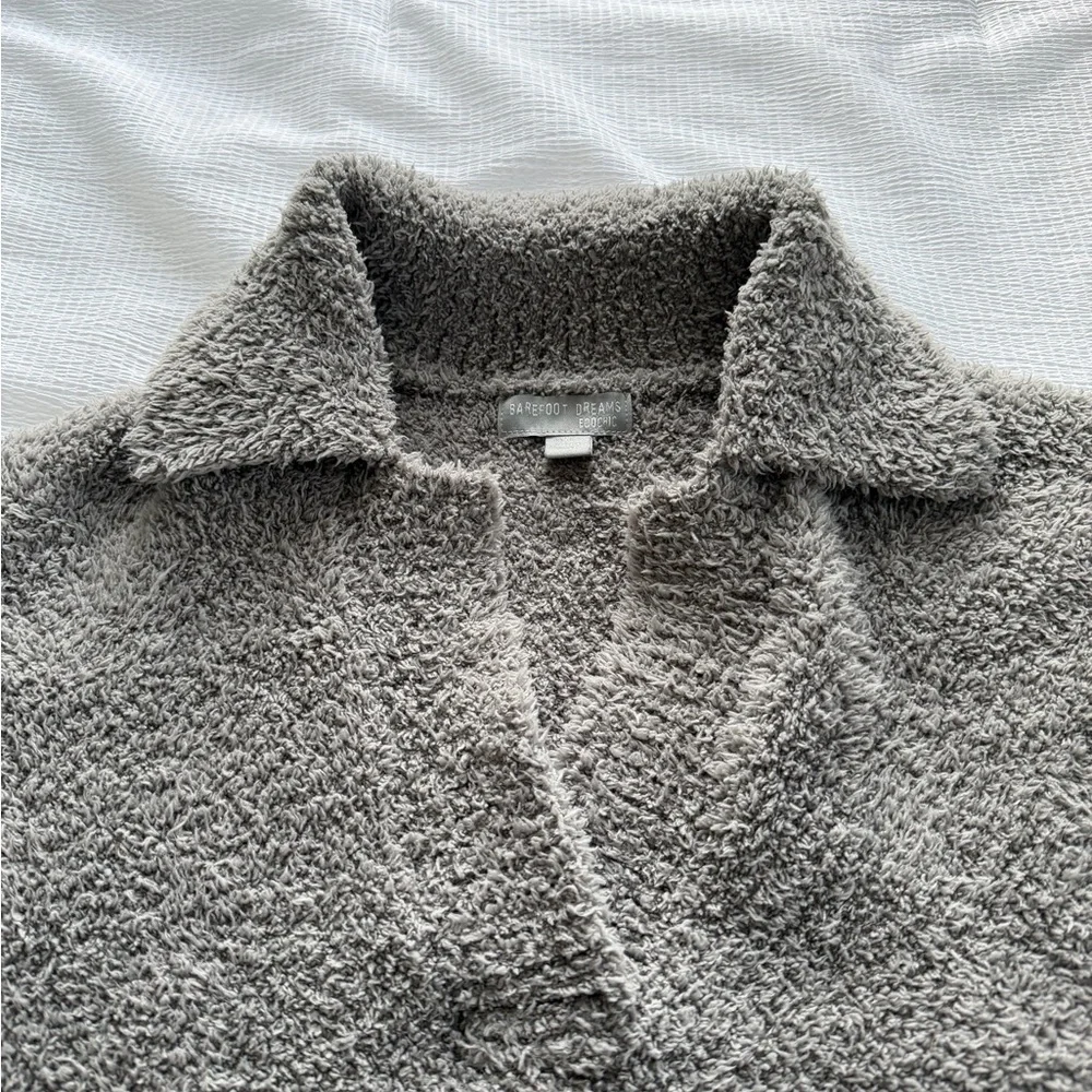 Barefoot Dreams Eco CozyChic Wide Placket Pullover Sweater